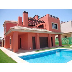 Fachada con revestimento de exterior